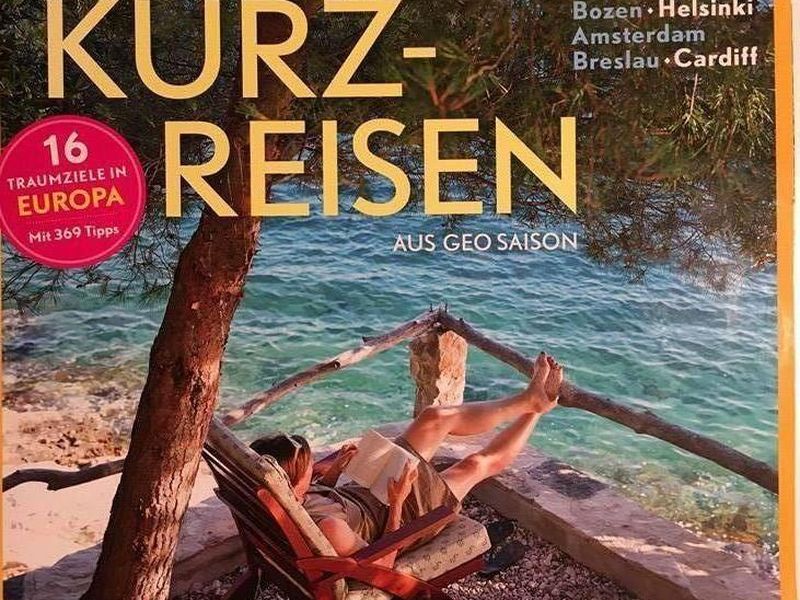 Unser Ferienhaus Studena auf dem Cover und im Artikel von Deutschlands meistgelesener Reiszeitschrift Geo Saison