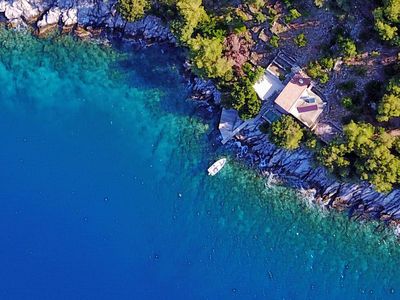 Direkte Umgebung des Objekts. Abgelegenes Ferienhaus Studena, Insel Brač in 5 - 15 min Entfernung vom Hafenort Sumartin