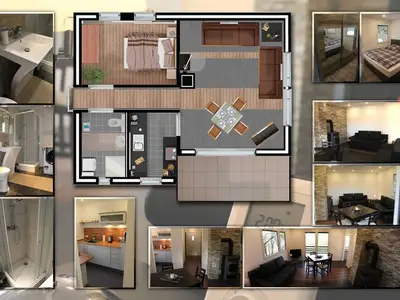Ferienhaus für 4 Personen (50 m²) in Sessenbach 1/10