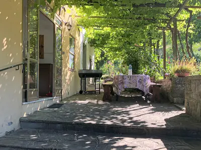 outside
