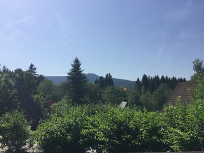 Ferienhaus Bayern, Ferienpark Vorauf - Blick vom Balkon