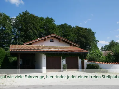 Egal wie viele Fahrzeuge Sie mitbringen, hier findet jeder einen freien Stellplatz!