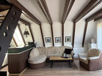 Ferienhaus Bayern Wohnzimmer