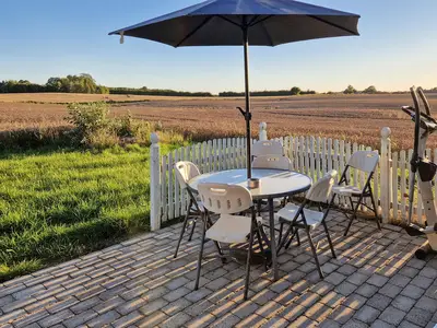 outside
