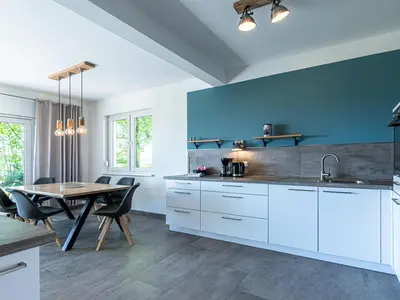 Seezauber Sietow Einfamilienhaus Küchenzeile