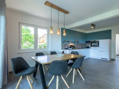 Seezauber Sietow Einfamilienhaus Esstisch