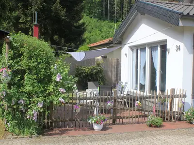 Ferienhaus "Villa Hammertal" Terrasse
