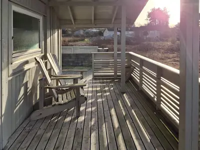 outside