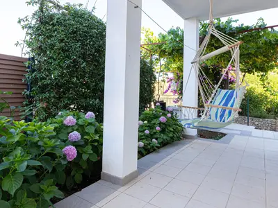 outside