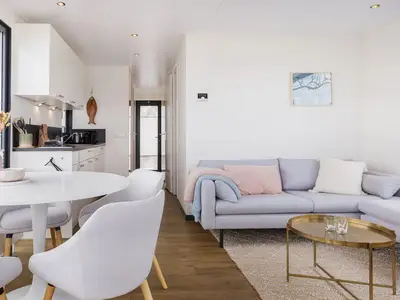 Wohnzimmer mit Blick &uuml;bers Sneekermeer