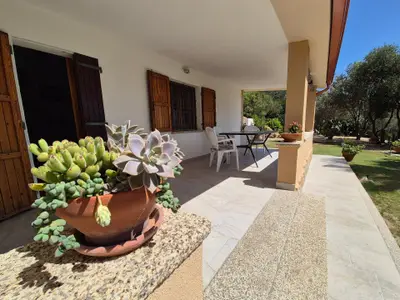 Blick auf der Terrasse