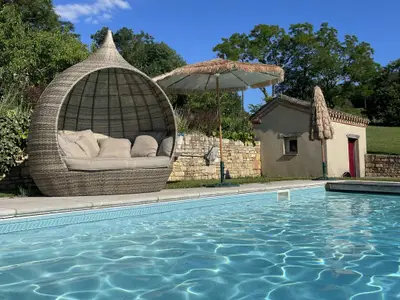 Pool des Ferienhauses