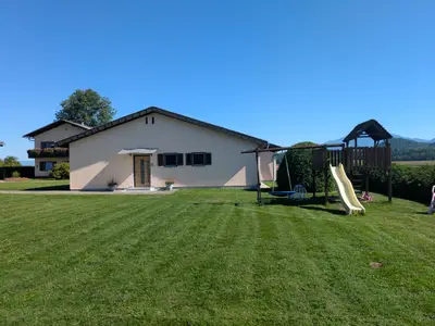 Blick auf Bungalow 3