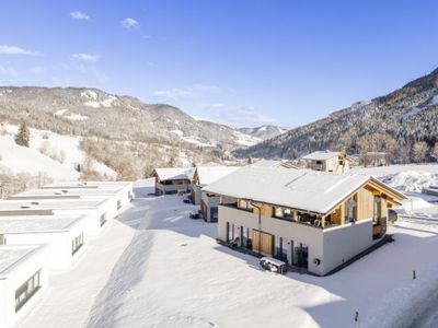 Außenseite Ferienhaus [Winter]