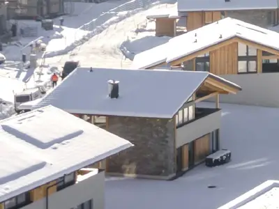 Außenseite Ferienhaus [Winter]