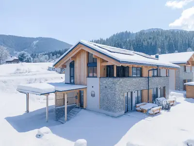 Außenseite Ferienhaus [Winter]