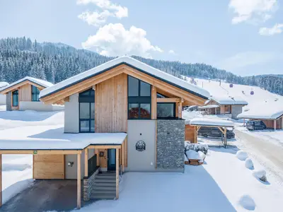 Außenseite Ferienhaus [Winter]