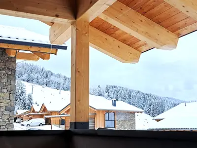 Aussicht vom Ferienhaus [Winter]