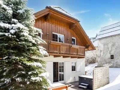 Außenseite Ferienhaus [Winter]