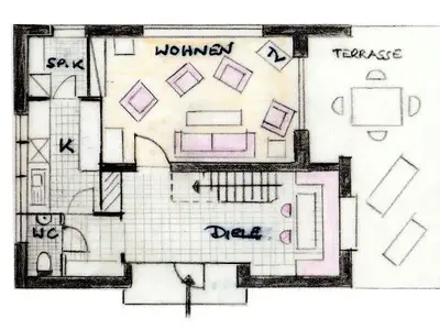 Grundriss des EG