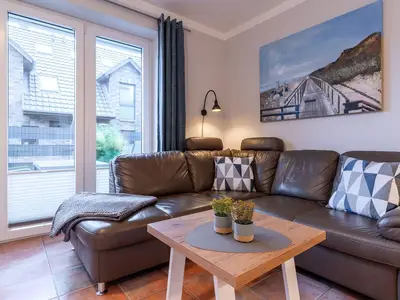 Sitzbereich mit Blick auf die Terrasse