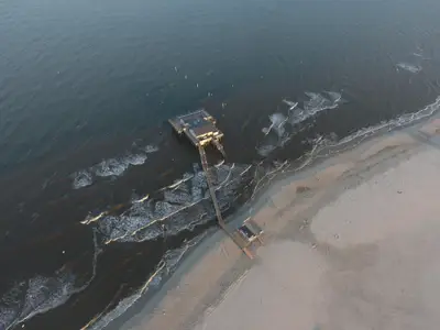 Ordinger Strand von oben