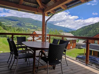 Panoramasicht von der Veranda
