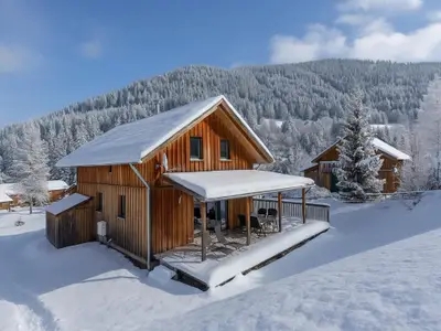Außenseite Ferienhaus [Winter]