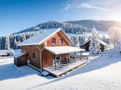 Außenseite Ferienhaus [Winter]