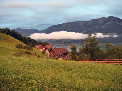 Abendstimmung über dem Sarnersee