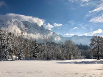 Bauernhaus Schloss Wagrain Ebbs - Winter Aussicht