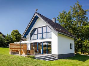 Terrasse Blaues Haus