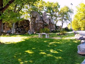 Ferienhaus am Felsen - Felsen Winterbach