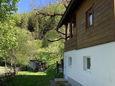 Almhütte mit Garten