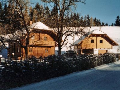 Bio-Blockhaus Koglerhütte im Winter