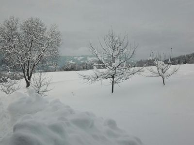 Selbstversorgerhütte Plafing Winteraussicht