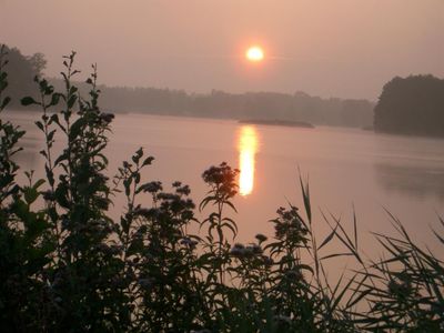 Abendstimmung am Hüttensee