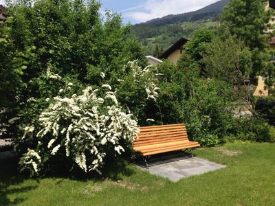 Gartenecke mit Bänkle