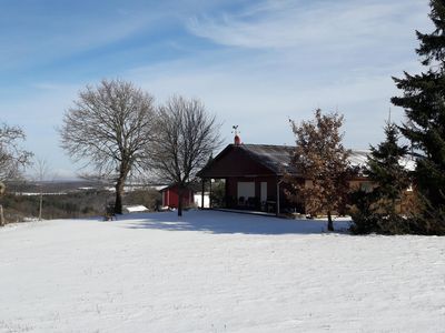 Jagdhaus Maja im Winter