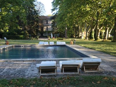 Le Pavillon du Régisseur. La piscine