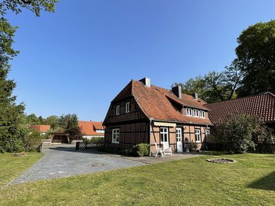 Ferienhaus mit Parkplatz und Garten