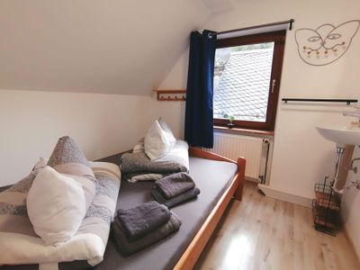 Schlafzimmer Andel im Ferienhaus Moselfels