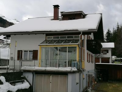 Wintergarten und Garage