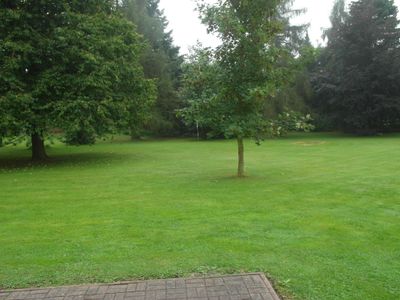 Ferienhäuser Dohrendorf, Gartenblick Terrasse