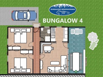 Bungalow 4 - Grundriss