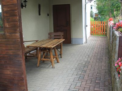 Überdachte Terrasse