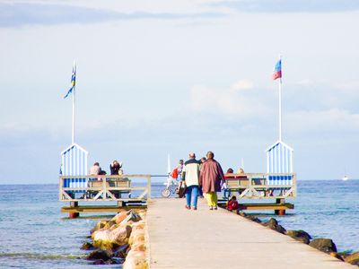 Seebrücke an der Ostsee