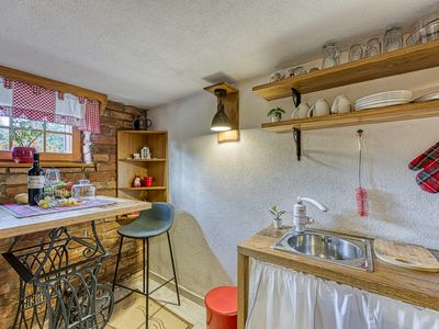 Küche und Essbereich