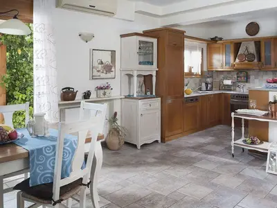 Kochbereich. Villa Aphrodite