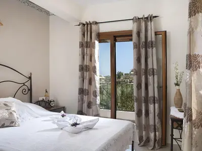 Schlafbereich. Villa Aphrodite